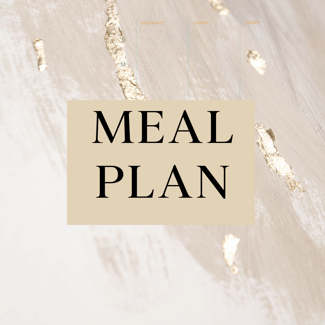 Meal Plan Week 1